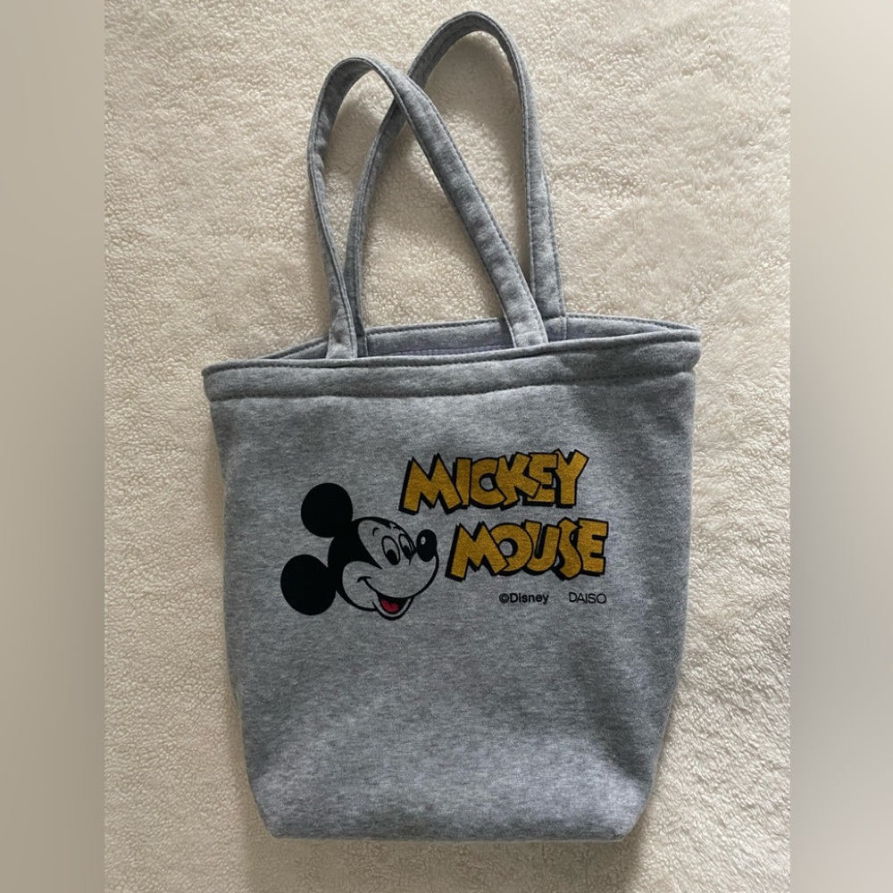 Mickey Mouse Gray Tote Bag